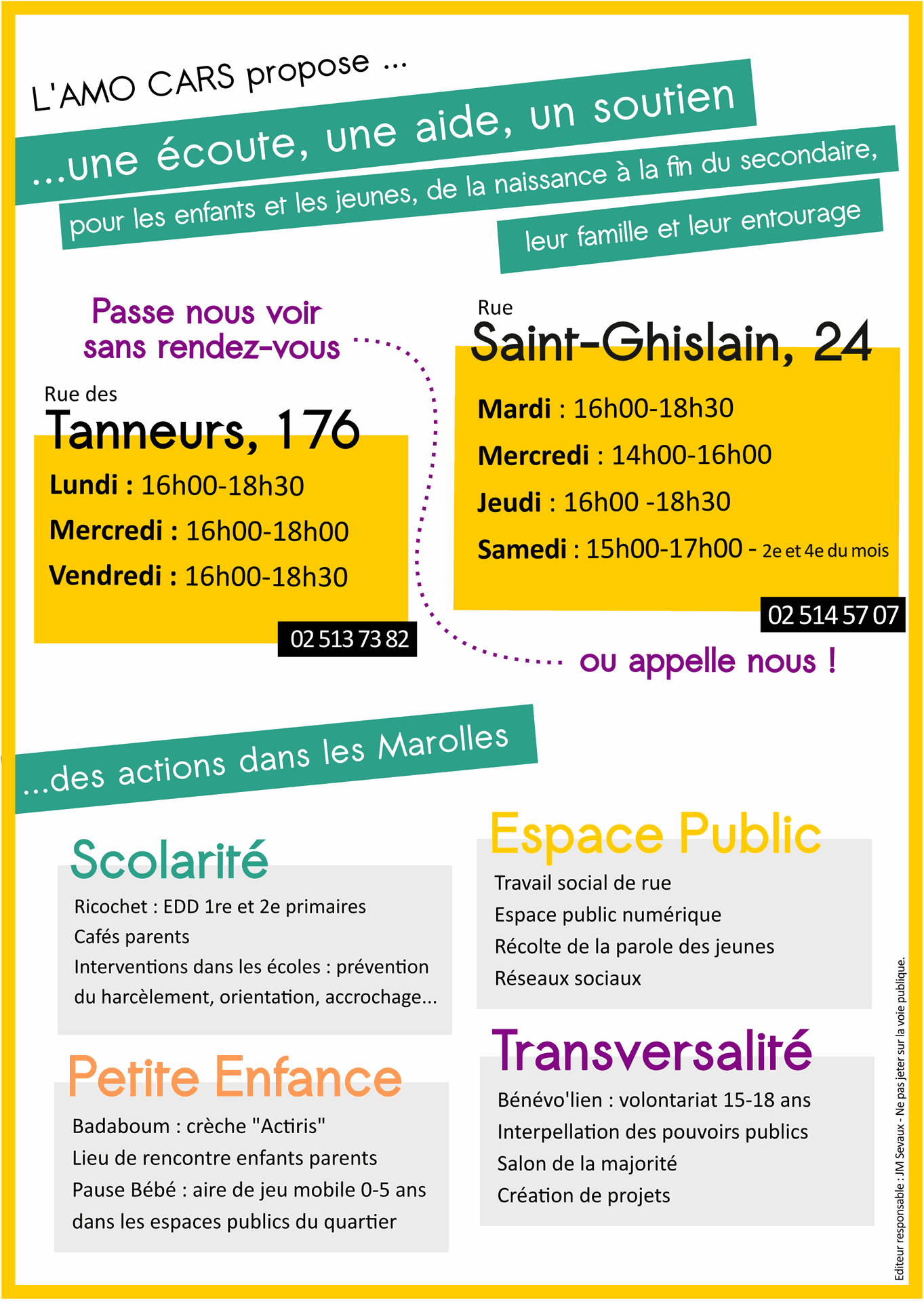 AMO C.A.R.S. asbl - Service d'Actions en Milieu Ouvert - Photo 2